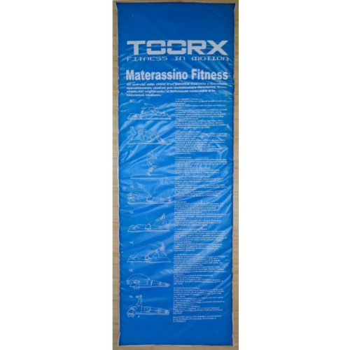 Коврик для фитнеса  Toorx Padded Exercise 181 х 60 х 2,5 см Blu/Rosso (MAT-GE) - фото №3